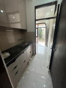 Kitchen Image of 569 Sq.ft 1 BHK Builder Floor for rent in Patel Nagar New Delhi for Rs. 18000
