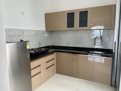 Kitchen Image of 650 Sq.ft 2 BHK Apartment / Flat for rent in Rama Metro Life Maxima Residences, Tathawade Pune for Rs. 35000