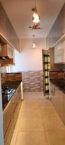 Kitchen Image of 501 Sq.ft 1 RK Apartment / Flat for rent in L And T Raintree Boulevard, Sahakara Nagar Bengaluru for Rs. 50000