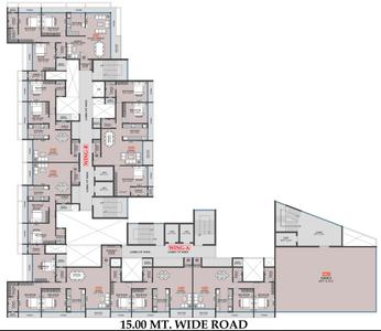 Image of 1485 Sq.ft 2 BHK Apartment / Flat for sale in Today Mount Bliss, Belapur CBD, Navi Mumbai for Rs. 25000000