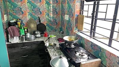 Kitchen Image of 766 Sq.ft 2 BHK Apartment / Flat for sale in Bally Howrah for Rs. 3000000
