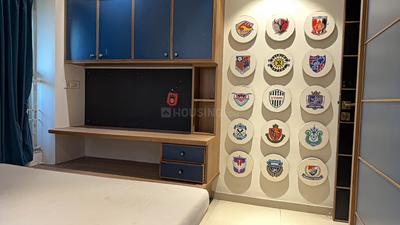 Bedroom Image of 1850 Sq.ft 3 BHK Apartment / Flat for rent in Adani The Meadows, Shantigram Ahmedabad for Rs. 55000