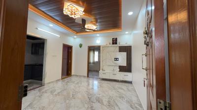 Living Room Image of 850 Sq.ft 1 BHK Builder Floor for rent in Badamanavarathekaval Bengaluru for Rs. 10500