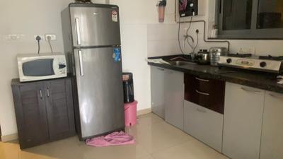 Kitchen Image of 520 Sq.ft 1 RK Apartment / Flat for rent in Amanora Future Towers, Hadapsar Pune for Rs. 28000