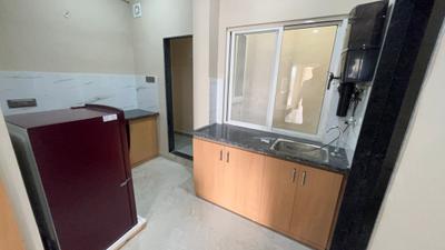 Kitchen Image of 250 Sq.ft 1 BHK Penthouse for rent in Sakar Elite Apex, Mahalakshmi Nagar Indore for Rs. 20000