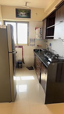 Kitchen Image of 630 Sq.ft 1 BHK Apartment / Flat for sale in Vishesh Balaji Symphony Wing I to K, Shilottar Raichur Navi Mumbai for Rs. 5800000