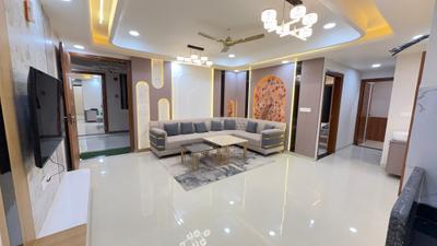 Living Room Image of 1350 Sq.ft 3 BHK Apartment / Flat for sale in Heerapura Jaipur for Rs. 7400000