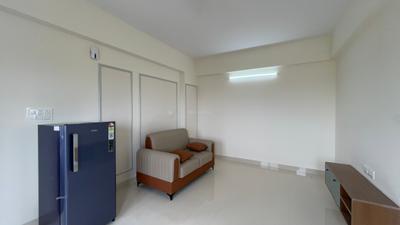 Living Room Image of 600 Sq.ft 1 BHK Builder Floor for rent in Bhoganhalli Bengaluru for Rs. 25000