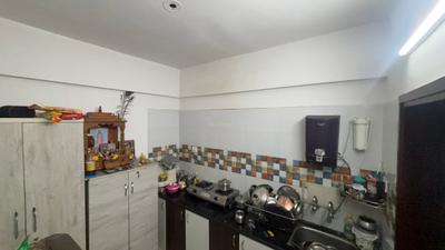 Kitchen Image of 480 Sq.ft 2 BHK Apartment / Flat for rent in Kamdhenu The Regent Park, Charholi Budruk Pune for Rs. 13000