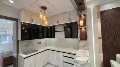 Kitchen Image of 670 Sq.ft 3 BHK Apartment / Flat for sale in Matiala New Delhi for Rs. 6000000