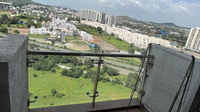 Balcony Image of 650 Sq.ft 1 RK Studio for sale in Lodha Belmondo, Gahunje Pune for Rs. 7200000