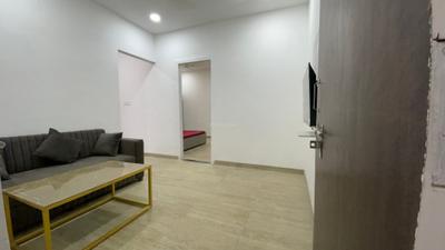 Living Room Image of 450 Sq.ft 1 BHK Apartment / Flat for rent in Mahalakshmi Nagar Indore for Rs. 18000