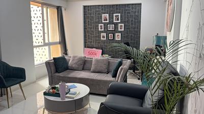 Living Room Image of 1399 Sq.ft 2 BHK Apartment / Flat for rent in Pacifica Hillcrest, Financial District Hyderabad for Rs. 45000