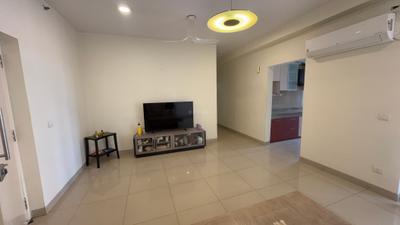 Living Room Image of 1500 Sq.ft 3 BHK Apartment / Flat for rent in Emaar Palm Gardens, Sector 83 Gurgaon for Rs. 45000