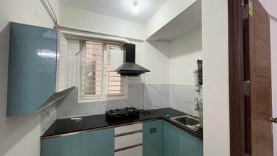 Kitchen Image of 700 Sq.ft 1 BHK Apartment / Flat for rent in Nagavara Bengaluru for Rs. 30000