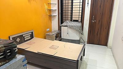 Bedroom Image of 1100 Sq.ft 2 BHK Builder Floor for rent in Mahalakshmi Nagar Indore for Rs. 21000