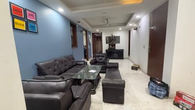 Living Room Image of 1200 Sq.ft 3 BHK Builder Floor for rent in Vasant Kunj New Delhi for Rs. 50000