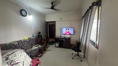 Living Room Image of 600 Sq.ft 1 BHK Apartment / Flat for rent in Sadguru Anujai Residency, Pimple Nilakh Pune for Rs. 23000