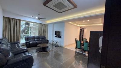 Living Room Image of 1300 Sq.ft 3 BHK Apartment / Flat for rent in Santacruz West Mumbai for Rs. 250000