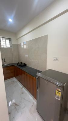 Kitchen Image of 677 Sq.ft 1 BHK Apartment / Flat for rent in S.G. Palya Bengaluru for Rs. 25799