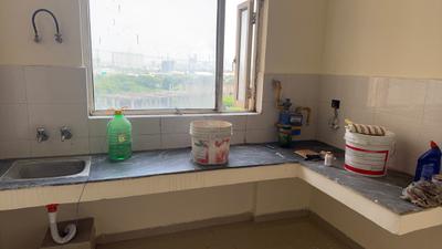 Kitchen Image of 520 Sq.ft 1 BHK Apartment / Flat for rent in Pyramid Urban Homes, Sector 70A Gurgaon for Rs. 15500