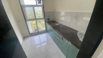 Kitchen Image of 550 Sq.ft 1 BHK Apartment / Flat for rent in MICL Aaradhya Highpark Project 2 Of Phase I, Dahisar East Mumbai for Rs. 28999