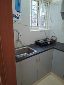 Kitchen Image of 780 Sq.ft 1 BHK Builder Floor for rent in BTM Layout Bengaluru for Rs. 26500