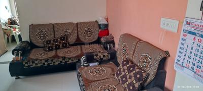 Living Room Image of 650 Sq.ft 1 BHK Apartment / Flat for sale in Tulsidham Sitaram City, Vastral Ahmedabad for Rs. 2050000