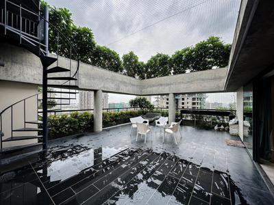 Balcony Image of 9000 Sq.ft 4 BHK Penthouse for sale in Saanvi Skydeck Select, Ambli Ahmedabad for Rs. 120000000
