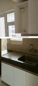 Kitchen Image of 1440 Sq.ft 2 BHK Apartment / Flat for rent in Experion Capital, Gomti Nagar Lucknow for Rs. 35000