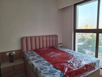 Bedroom Image of 450 Sq.ft 1 BHK Apartment / Flat for rent in Runwal Eirene, Thane West Thane for Rs. 24000