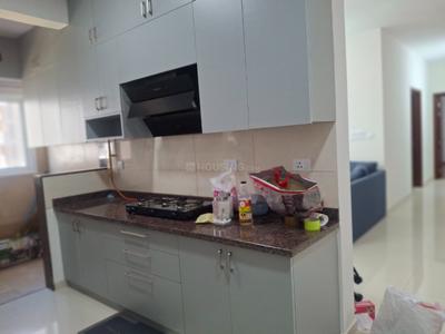 Kitchen Image of 1645 Sq.ft 3 BHK Apartment / Flat for rent in L And T Raintree Boulevard, Sahakara Nagar Bengaluru for Rs. 74500