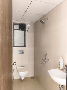 Common Bathroom Image of 494 Sq.ft 1 BHK Apartment / Flat for rent in Runwal My City Phase II Cluster 05 Part I, Usarghar Thane for Rs. 9999