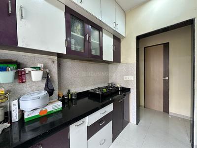 Kitchen Image of 650 Sq.ft 1 BHK Apartment / Flat for sale in Wadhwa Evergreen Heights, Kalwa Thane for Rs. 8500000