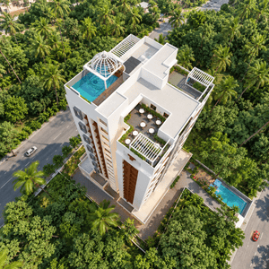 Image of 1197 Sq.ft 2 BHK Apartment / Flat for sale in Arcon Cybercity, Kazhakkoottam, Thiruvananthapuram for Rs. 9000000