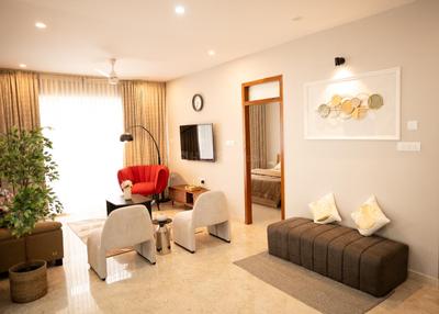 Hall Image of 1700 Sq.ft 3 BHK Apartment / Flat for rent in Richmond Town Bengaluru for Rs. 150000
