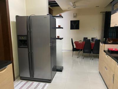 Kitchen Image of 1500 Sq.ft 3 BHK Apartment / Flat for rent in Nyati Exotica, Mohammed Wadi Pune for Rs. 40000