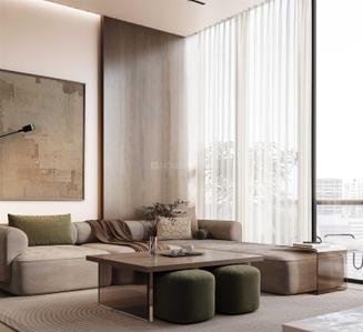 Living Room Image of 398 Sq.ft 1 RK Apartment / Flat for sale in Dubailand Dubai for Rs. 17622236