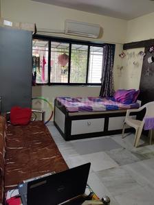 Bedroom Image of 500 Sq.ft 1 RK Apartment / Flat for rent in Borivali West Mumbai for Rs. 23500