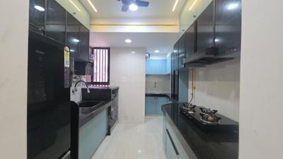 Kitchen Image of 1980 Sq.ft 3 BHK Apartment / Flat for rent in Pacifica North Enclave Block A To K, Vaishno Devi Circle Ahmedabad for Rs. 45000