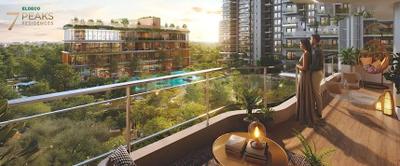Balcony Image of 1825 Sq.ft 3 BHK Apartment / Flat for sale in Eldeco 7 Peaks Residences, Omicron 1A Greater Noida for Rs. 23000000