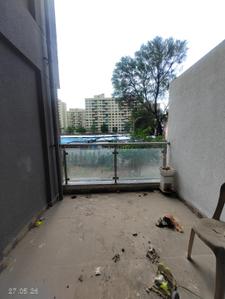 Balcony Image of 1070 Sq.ft 2 BHK Apartment / Flat for rent in Thergaon Pune for Rs. 21000