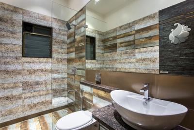 Bathroom Image of 1100 Sq.ft 2 BHK Apartment / Flat for sale in Paradise Sai World City, Panvel Navi Mumbai for Rs. 14500000