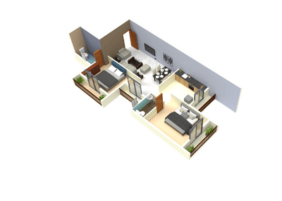 Image of 1047 Sq.ft 2 BHK Apartment / Flat for sale in Pen, Raigad for Rs. 4950000