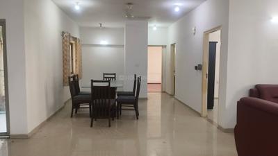 Living Room Image of 2280 Sq.ft 3 BHK Apartment / Flat for rent in Adani The Meadows, Shantigram Ahmedabad for Rs. 58000