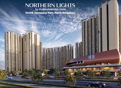 Image of 1336 Sq.ft 2 BHK Apartment / Flat for sale in Northern Lights By Puravankara KVN, Bengaluru Hardware Park, Bengaluru for Rs. 19600000