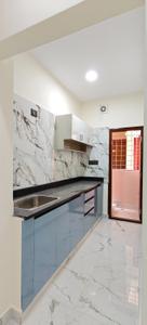 Kitchen Image of 900 Sq.ft 1 BHK Builder Floor for rent in HSR Layout Bengaluru for Rs. 27000