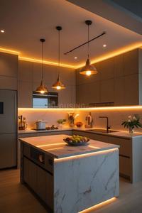 Kitchen Image of 2500 Sq.ft 4 BHK Apartment / Flat for rent in Sharda Astor Green, Gandhi Nagar Ranchi for Rs. 45000