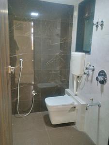 Common Bathroom Image of 608 Sq.ft 1 BHK Apartment / Flat for sale in Palm Vista A1 &amp; A2, Shilphata Thane for Rs. 4499000