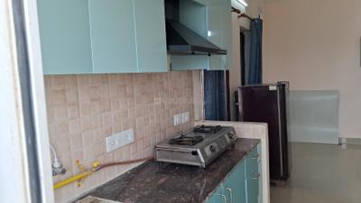 Kitchen Image of 585 Sq.ft 1 BHK Apartment / Flat for rent in Amrapali Dream Valley 2, Noida Extension Greater Noida for Rs. 16000